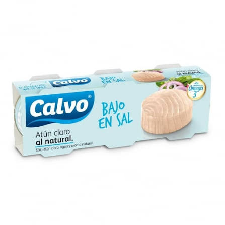 Atún al natural bajo en sal