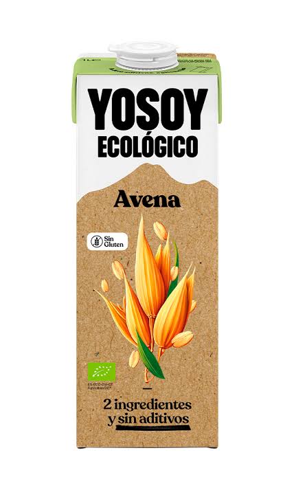 Bebida de avena ecológica