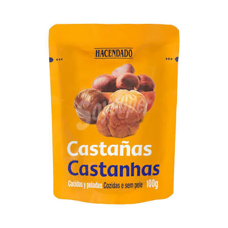 Castañas hervidas