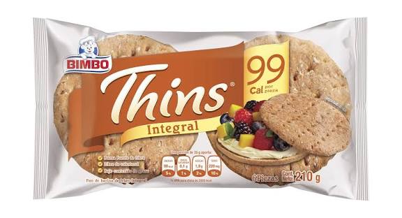 Pan para hamburguesa Thins